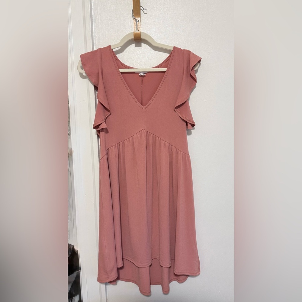 BCBG GENERATION Ruffle Dress Women M Romantic Cottagecore Taylor Swift